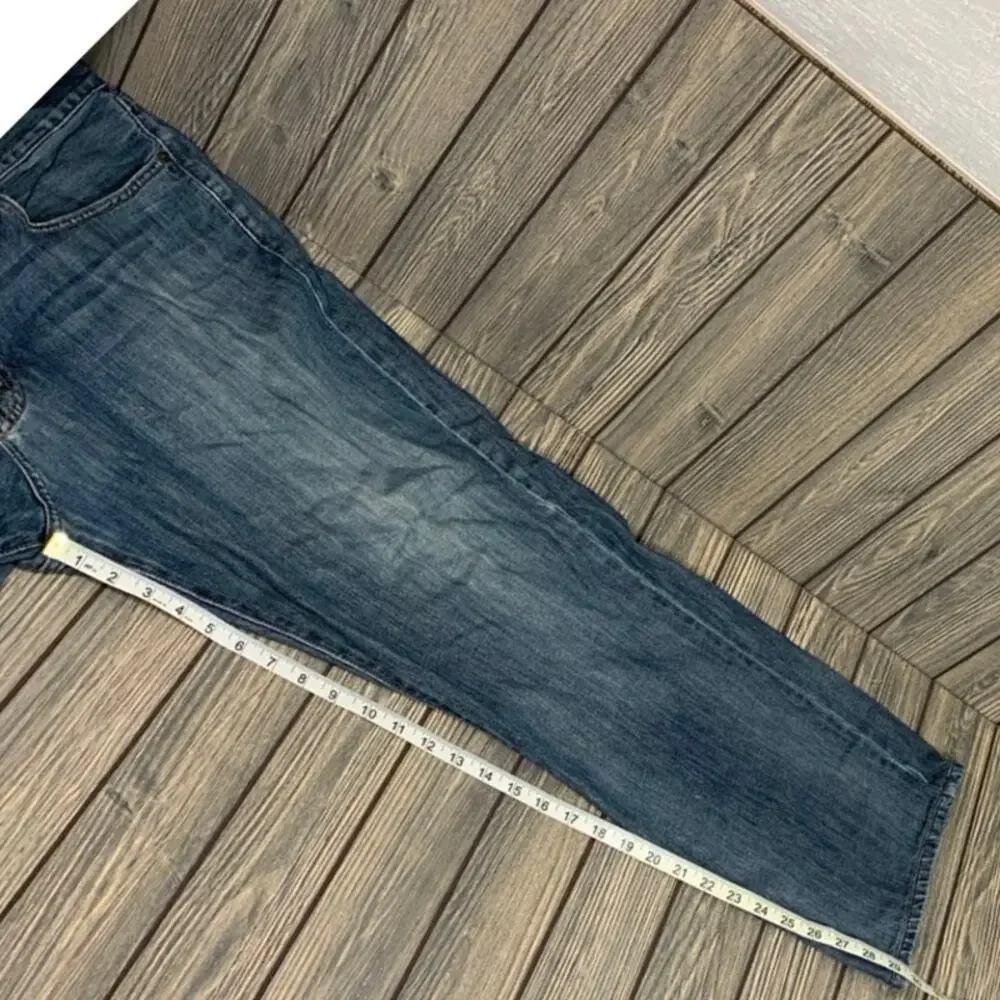 Lucky Brand Men 221 Original Straight Denim Jeans‎ Medium Wash 38x32 Stretch